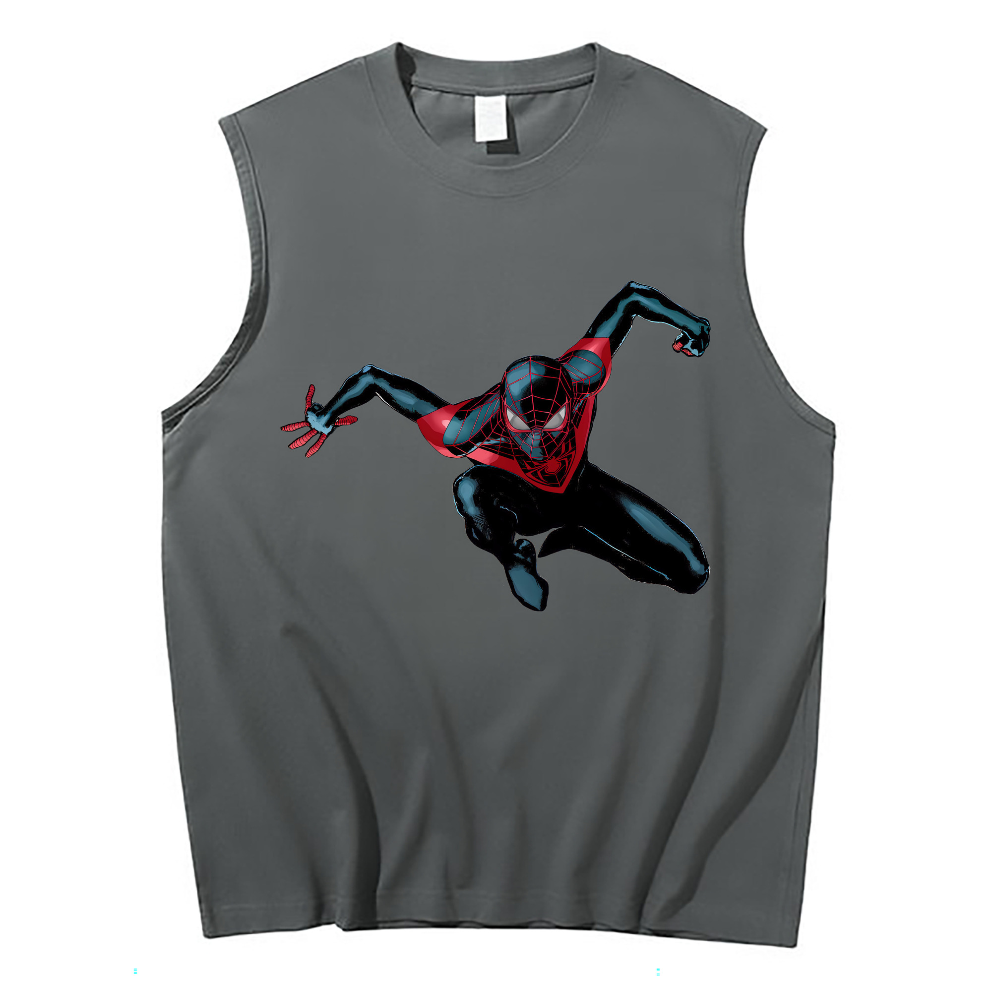 （画像用） Spider Man スパイダーマン コットン100％タンクトップ（フロントプリント）